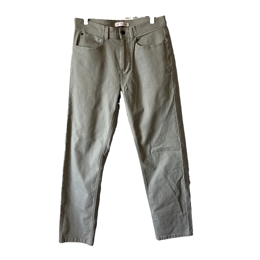 Topo Designs Green Men's Stretch Chino Pants Size 30x30